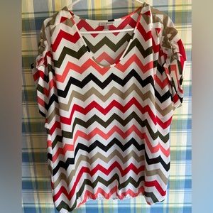 Roz & Ali dressbarn top. 1X perfect top to dress up or down
